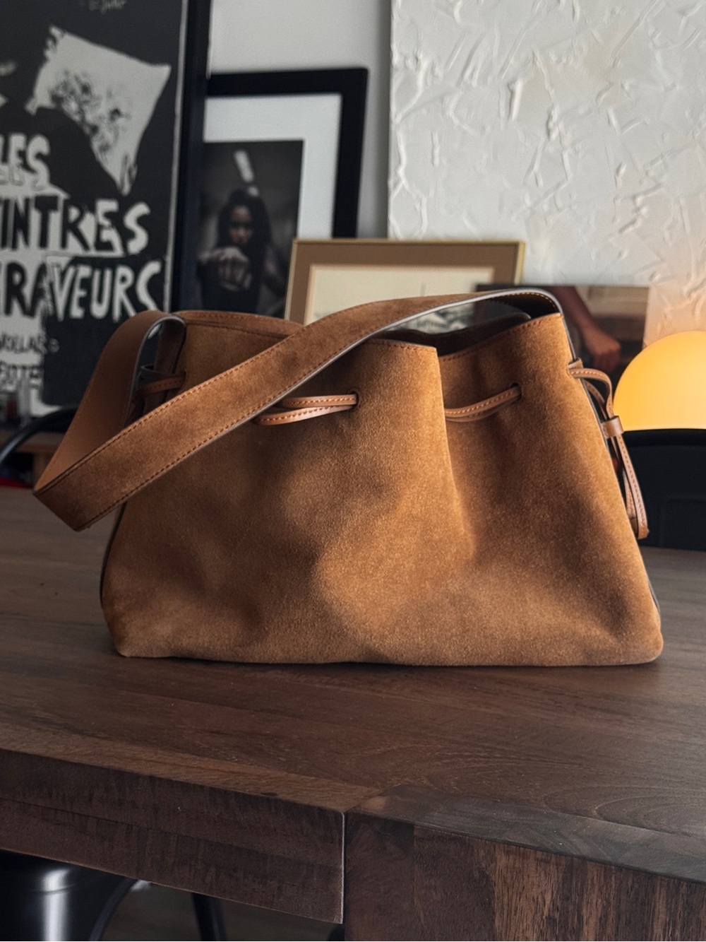 Madewell Brown Suede Shoulder Bag